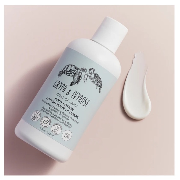 TWO Brand New Gryph & Ivyrose Coat of Arms Body Lotion, 8 oz. (For Kids) - Picture 5 of 7